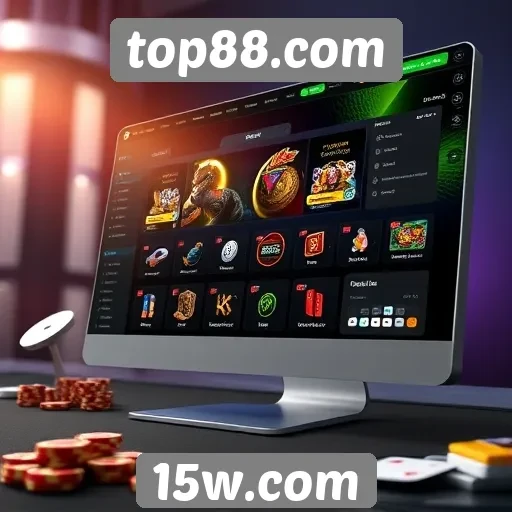 Análise da interface do usuário no top88.com